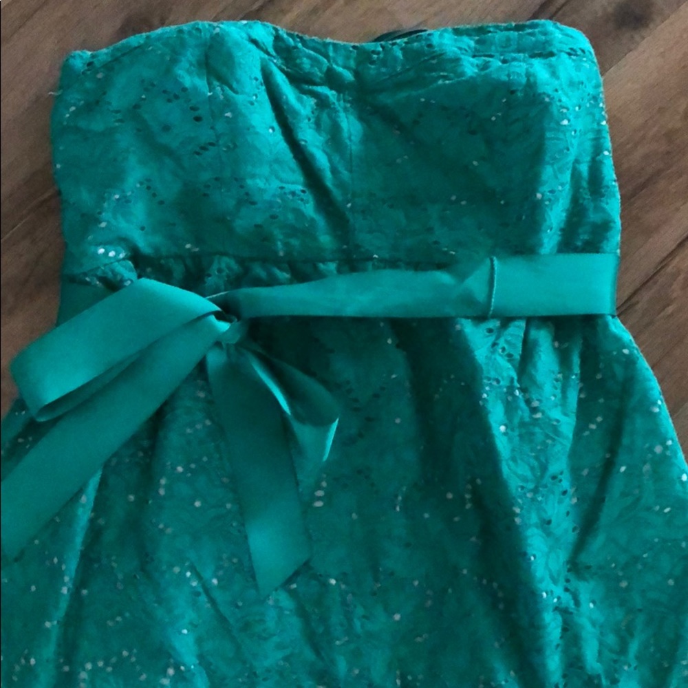 Green Cotton Maternity Dress